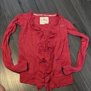 Vintage Hollister Pink Knit Cardigan Sweater